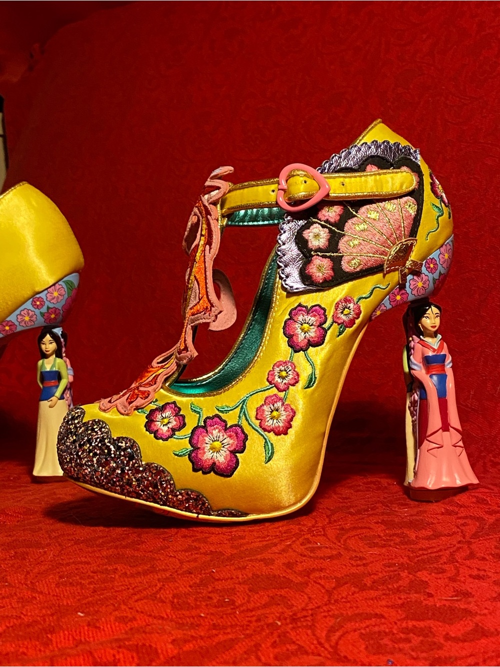 Irregular Choice Disney Princess”Let Your True Self Shine” special heels MULAN,8 - Picture 8 of 14